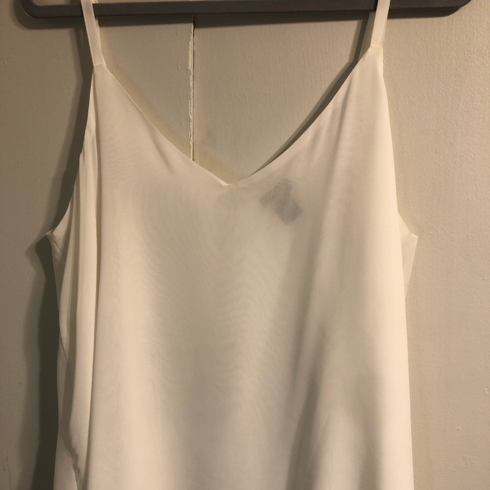 White tank top